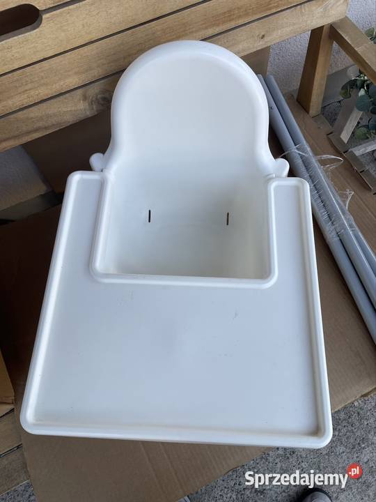 Krzesełko do karmienia Ikea Antilop białe Toruń