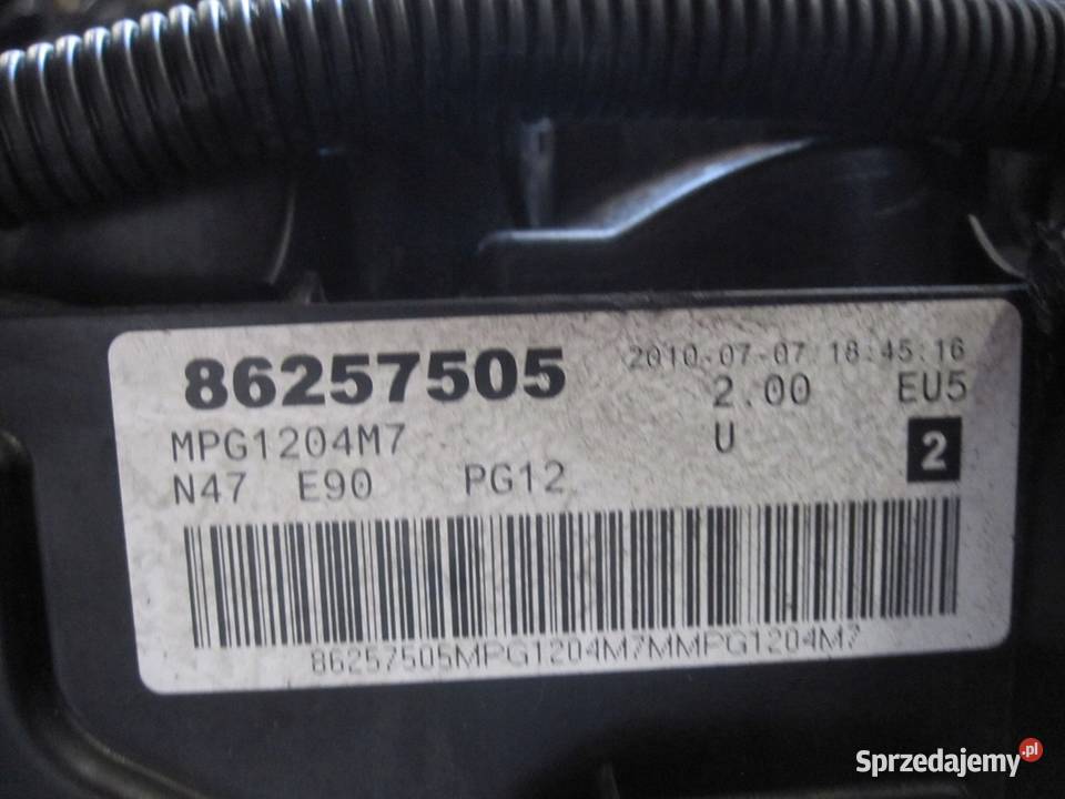 BMW 1 3 5 X3 20 D N47D20C EU5 156 177 10r silnik Rok produkcji 2010