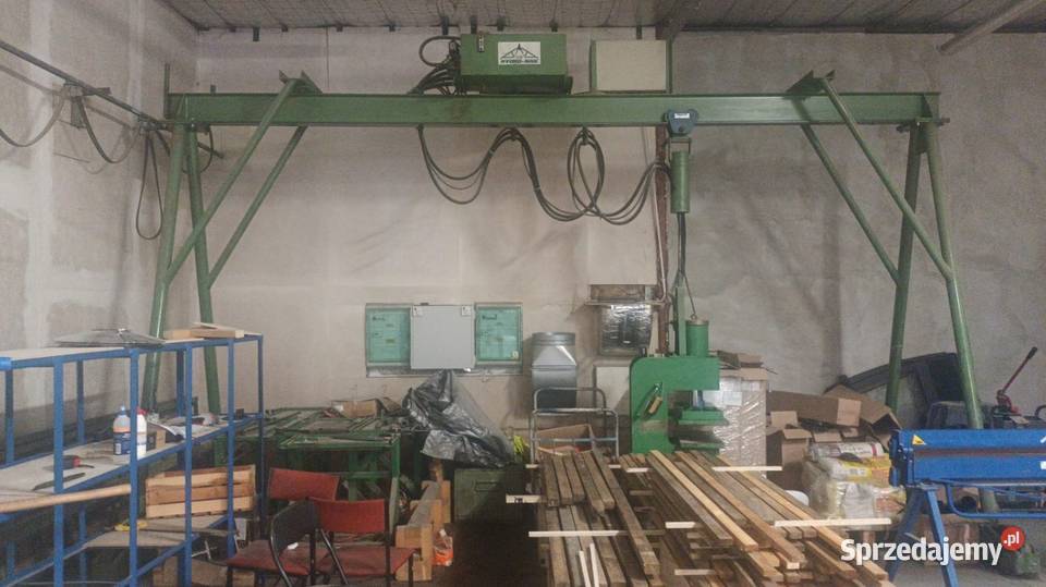 Linia do produkcji wiązarów prasa hydrauliczna Milówka