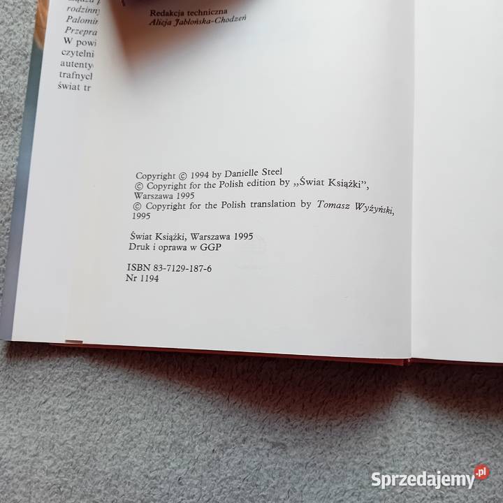 Danielle Steel Podarunek Świat Książki 1995 r wielkopolskie