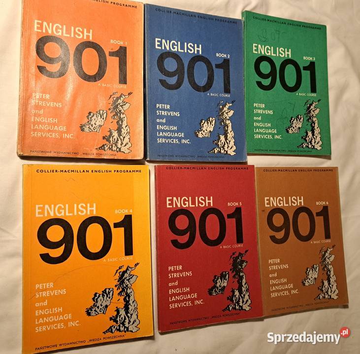 Książki do nauki jangielski zestaw 6 małopolskie Brzesko