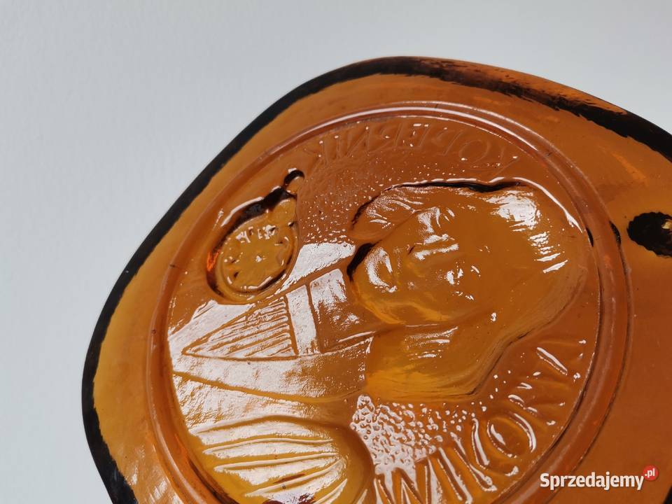 Stary szklany medalion klipa Mikołaj Kopernik sprzedam