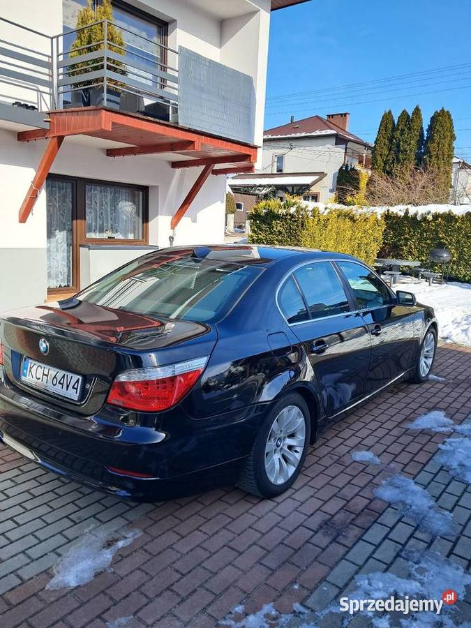 Bmw e60 520d 2007r 177 przebieg 290 Trzebinia
