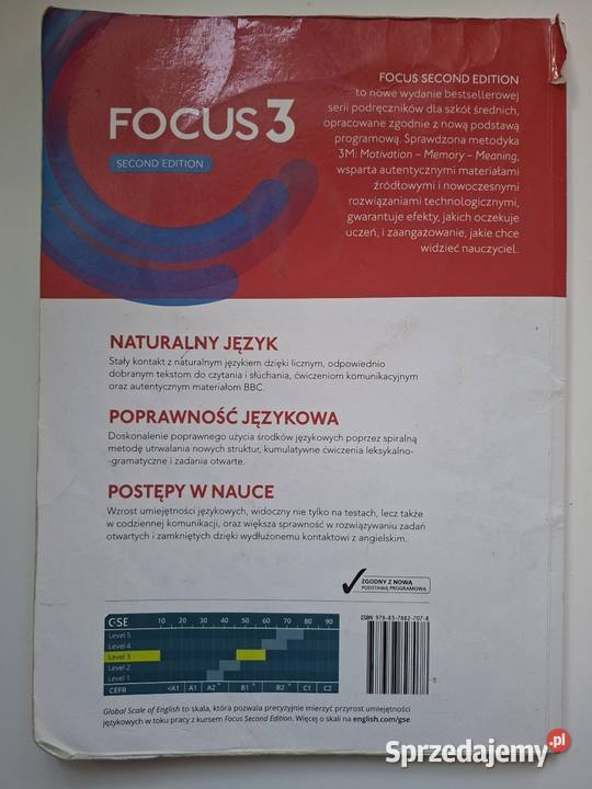 Focus 3 Second Edition B1B2 podręcznik Małkinia Górna