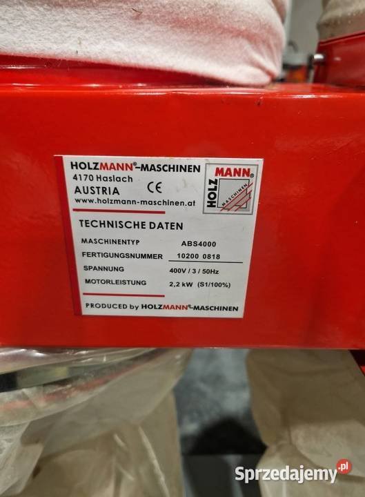 Odciag do trocin HOLZMANN ABS 4000 wyciag do Kalwaria Zebrzydowska