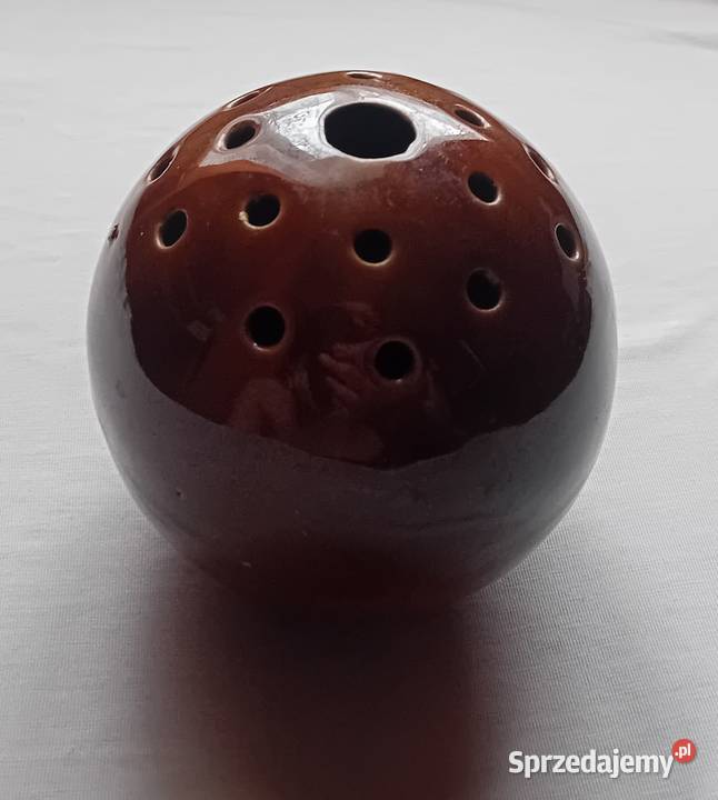 Ikebana w formie kuli PRL wielkopolskie Koźminek