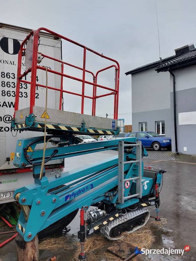 Zwyżka podnośnik koszowy gąsienice nożycowy 73m Rok produkcji 2004 lubelskie Rejowiec Fabryczny