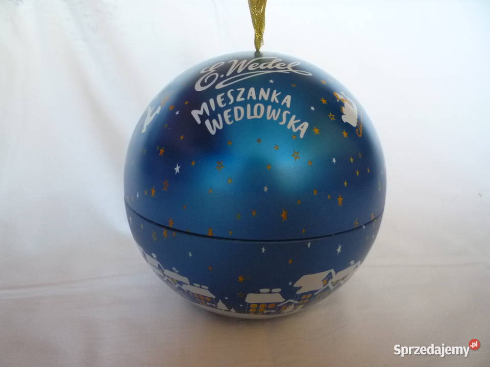 Bombka Puszka Metalowa Wedel Dekoracje i ozdoby Szczecin