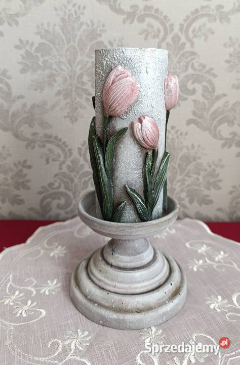 Wieczna świeca Świecznik Wielkanoc Rękodzieło