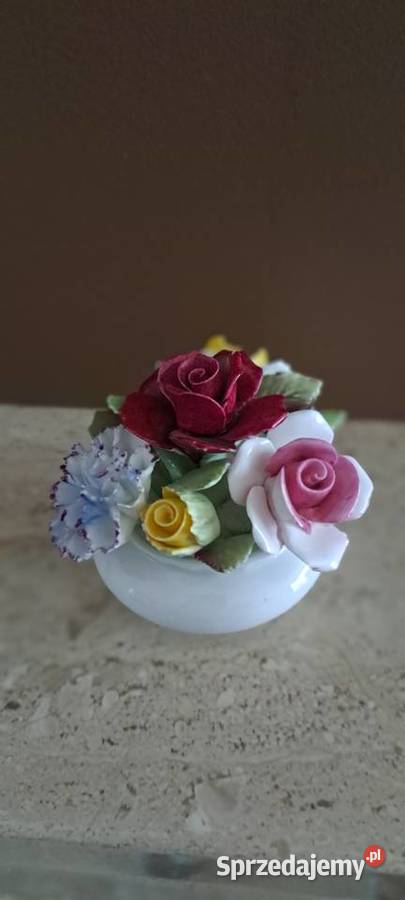Royal Doulton piękny koszyczek porcelanowe wielkopolskie Poznań