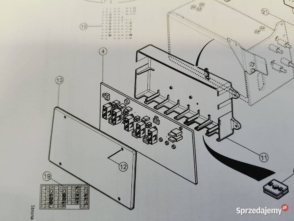 Claas Axion 840 CMatic 13r Płyta bezpieczników Stalewo