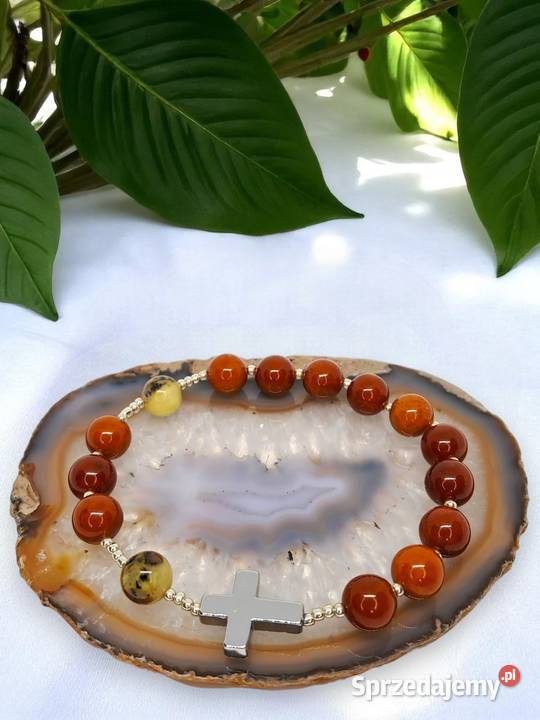Bransoletka różaniec dziesiątka różańca z Bransoletki mazowieckie sprzedam
