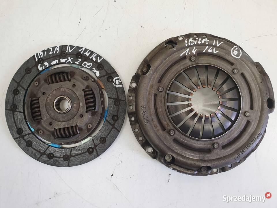 Seat Ibiza IV 14 16V TARCZA DOCISK sprzęgło osobowe Sprzęgła i elementy Rudka