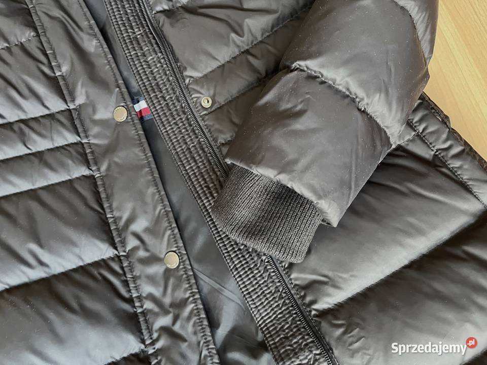 Kurtka płaszcz puchowa Tommy Hilfiger S ciemny Gdańsk