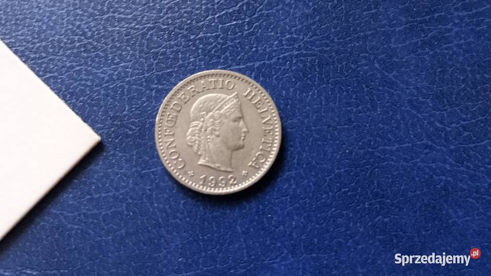 Stare monety 10 rappen 1992 Szwajcaria podkarpackie Lesko