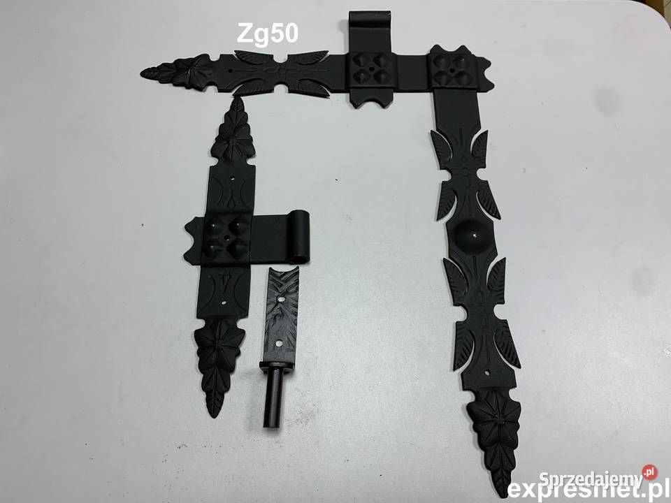 Zawias kątowy okiennicowy ozdobny kuty 50 małopolskie Kraków sprzedam