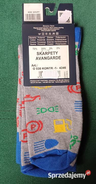 Skarpety Avangarde Gianna Socks Unikalny wzór Zbylitowska Góra