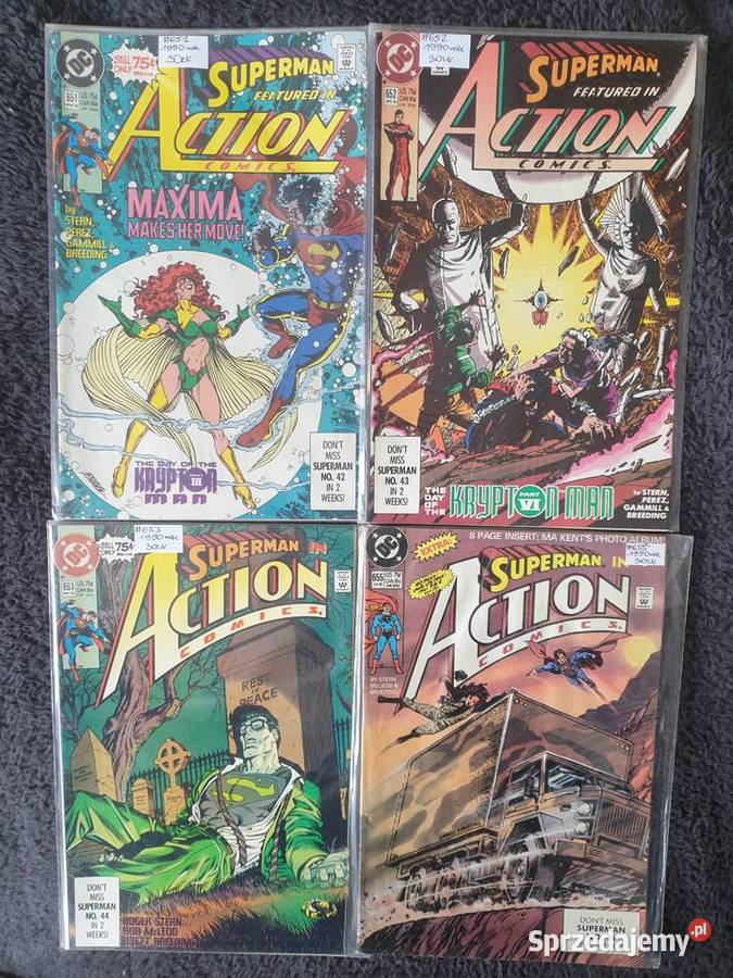 Superman in Action Comics kolekcja 31 komiksów Superbohaterowie Gdynia sprzedam