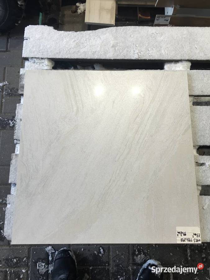 Gres płytka podłogowa crystal bianco 598x598 Reguły sprzedam