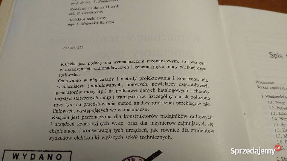 Wzmacniacze rezonansowe i generatory mocy pomorskie Gdańsk