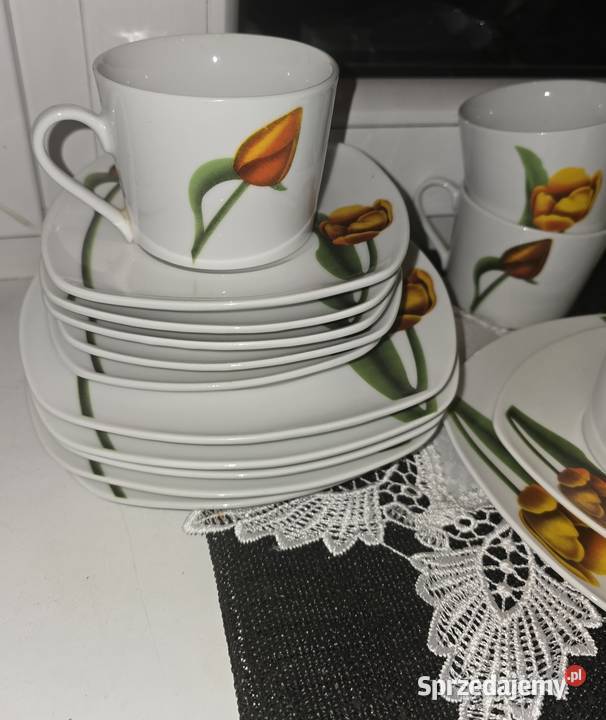 Zestaw do kawy tulipan trio Sosnowiec
