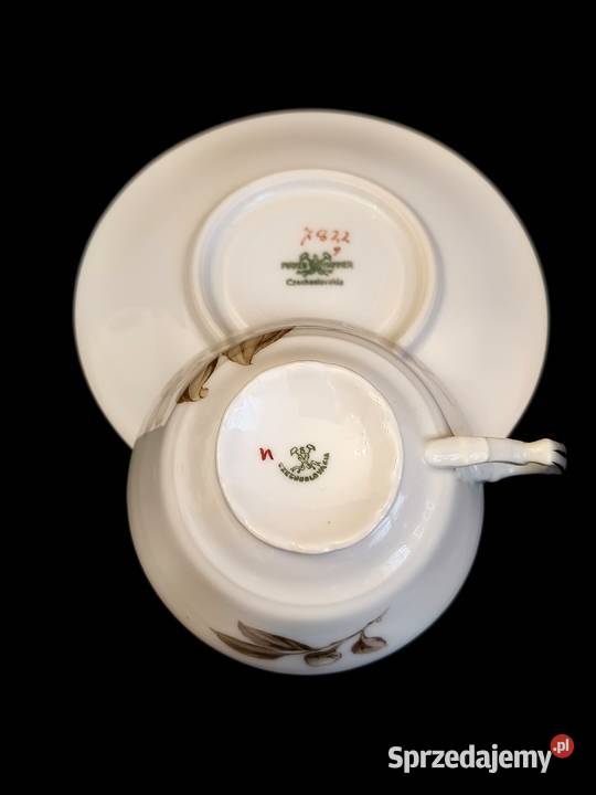 Zestaw kawowy przedwojenny Pirkenhammer Chełm sprzedam