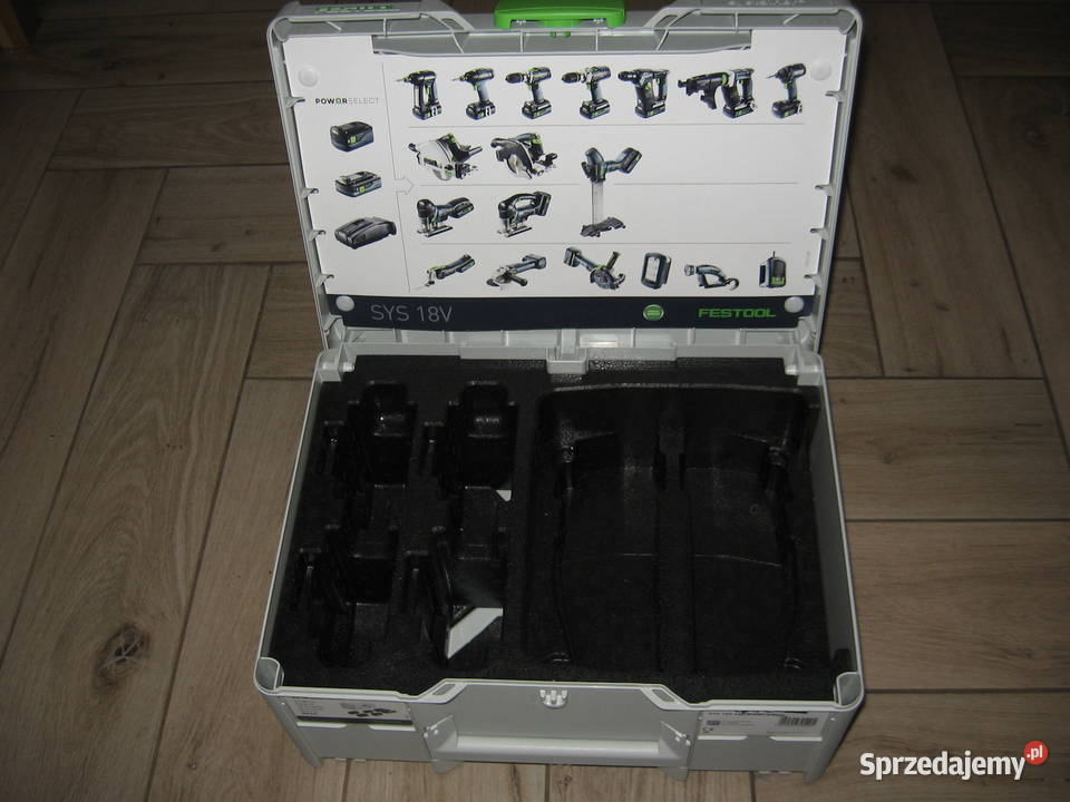 Systainer Festool 187 z w wkładem lekko śląskie