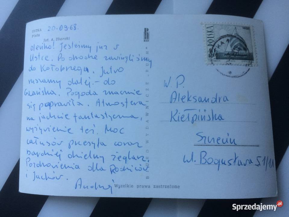 1072 Widokówka Ustka Szczecin