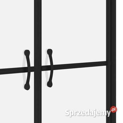 vidaXL Drzwi prysznicowe szkło częściowo mrożone Warszawa