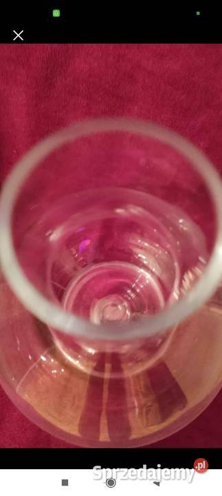 WAZON BUTLA Z GRUBEGO SZKŁA VINTAGE HAND MADE Pabianice