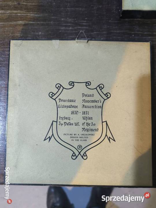 Kolekcja 3x Obrazek Vintage PRL Szwoleżerowie A Łódź