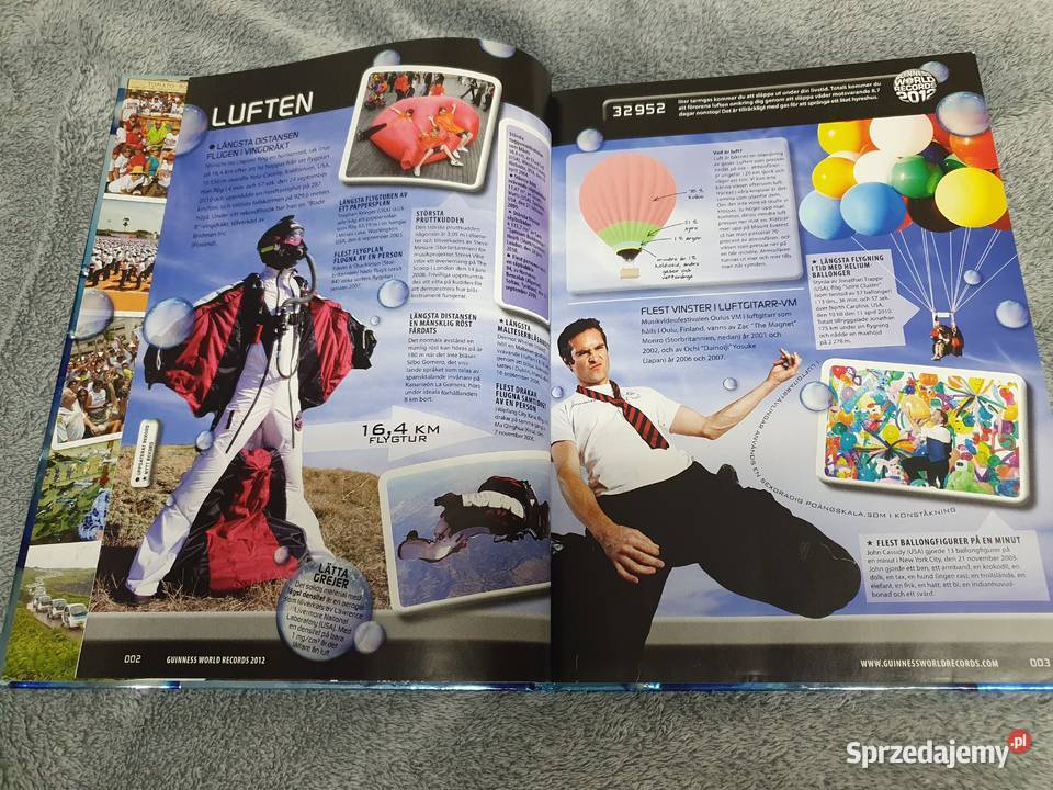 Guinness World Records 2012 język szwedzki Europejskie Komiksy