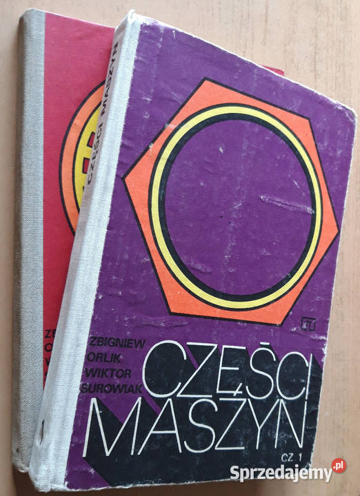 Części maszyn cz 1 cz2 Z Orlik W Surowiak Książki naukowe i popularnonaukowe Kruszwica