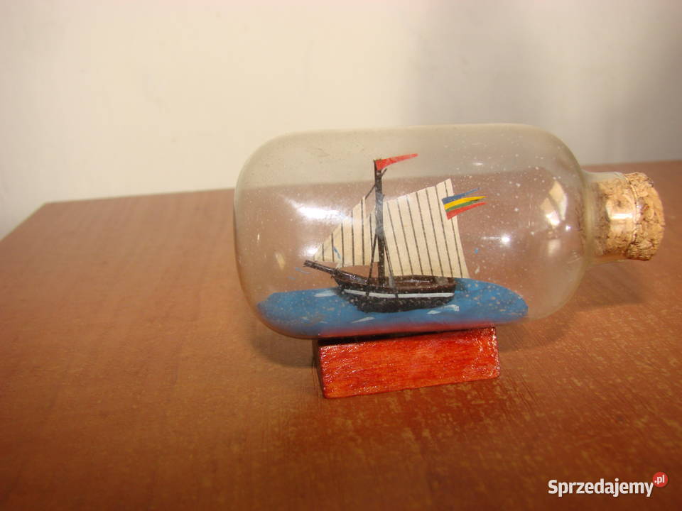 mały żaglowiec w butelce Pruszcz Gdański