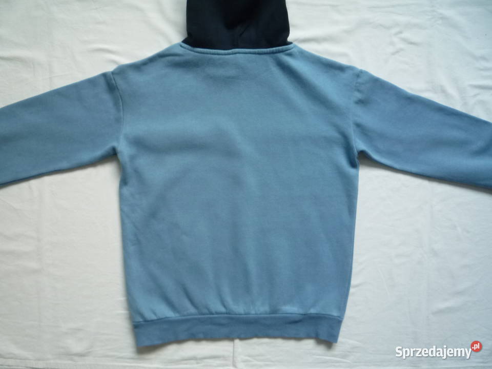 HM 134140 Niebieska Bluza kaptur Meszek niebieski Bluzy Odzież Szczecin
