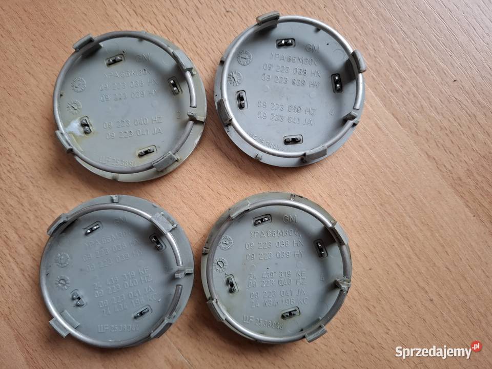 OPEL 4 ORYGINALNE DEKIELEKI DO FELG 60MM Zarzecze
