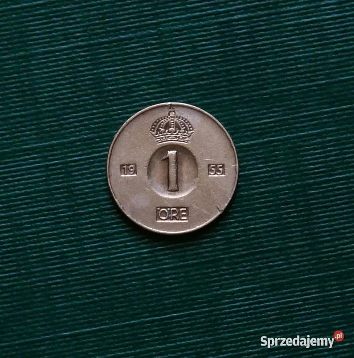SZWECJA 1 ore 1955r śląskie Gliwice