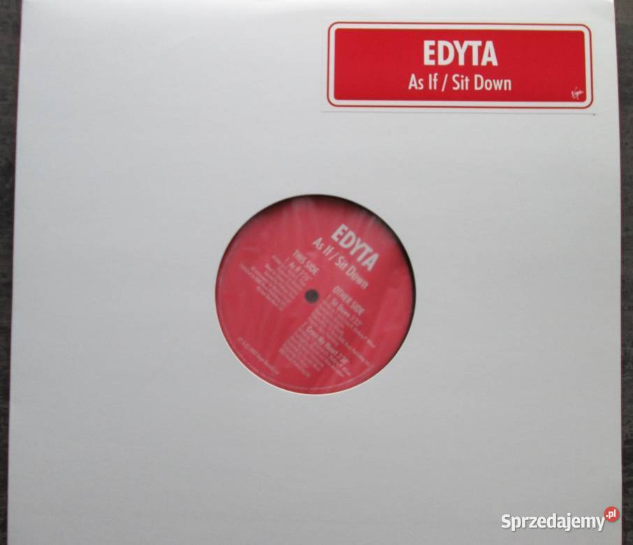 Edyta GórniakAs IfSit Down vinyl 12 płyta winylowa Kutno