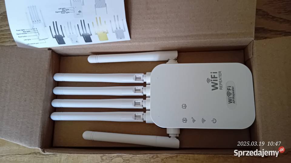 Wzmacniacz wifi AP Router router Internet i komunikacja Żabno