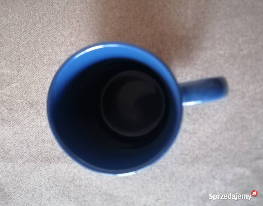 Kubek ceramiczny niebieski garnuszekPoj300ml
