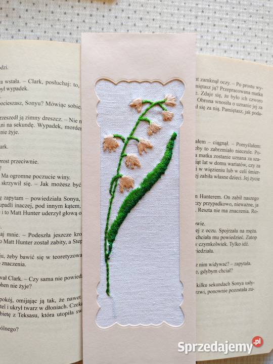 Zakładka do książki konwalia wielkopolskie