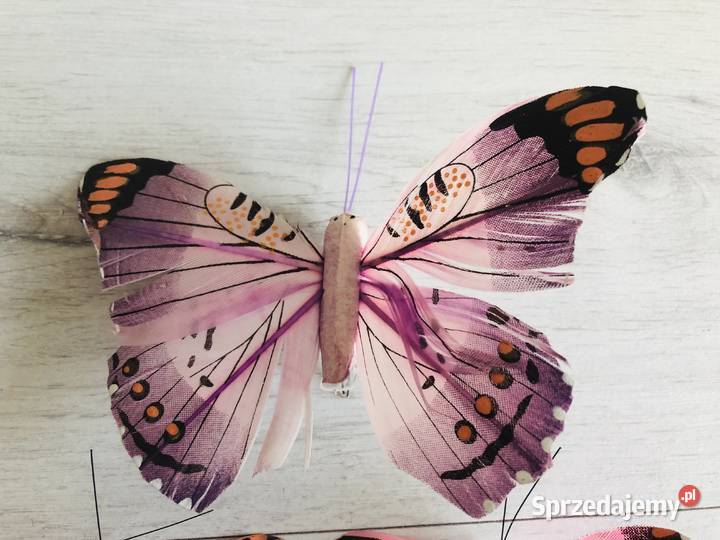 NOWE Wielkanoc ozdoby motylki zawieszki 3 sztuki łódzkie Łódź