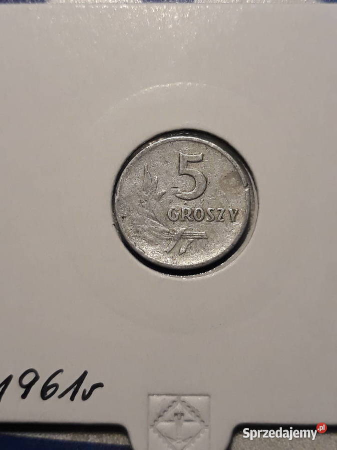 5 groszy 1961 r rzadkie Konin sprzedam