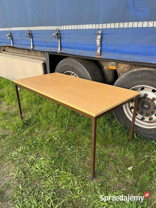 Stół na metalowym stelażu 160x 80 Super stan Stoły warsztatowe wielkopolskie sprzedam
