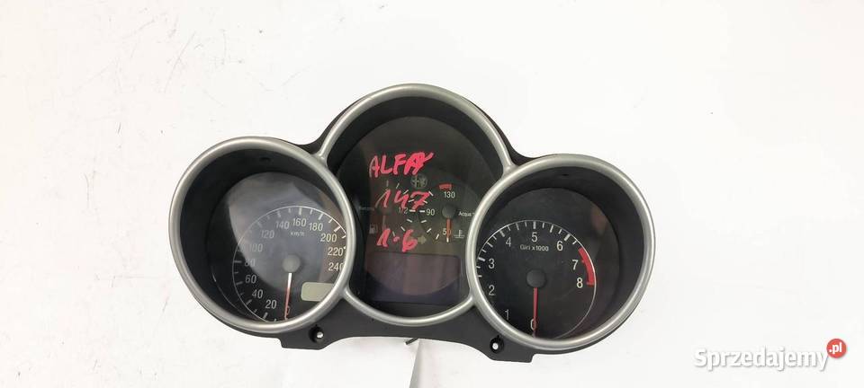 LICZNIK ZEGAR ALFA ROMEO 147 735290177 Lipno