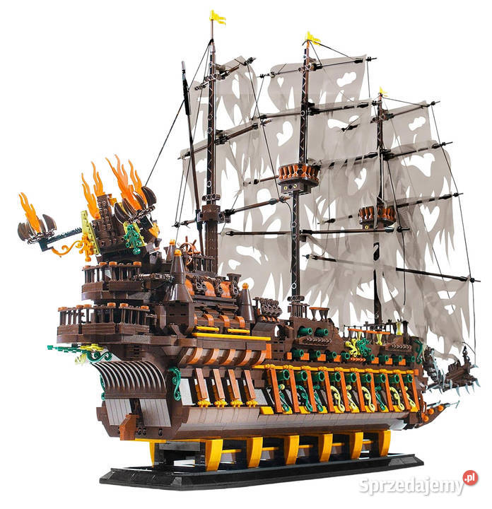 Klocki Statek Piracki 4364 elementy model duży Pozostałe