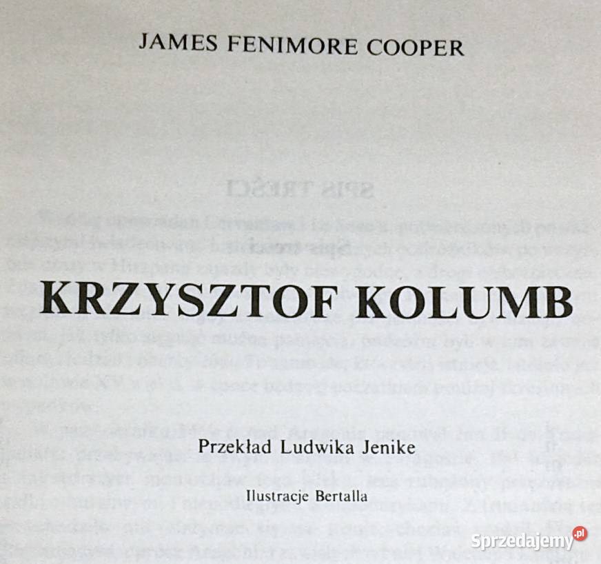 Krzysztof Kolumb James Fenimore Cooper Chełm