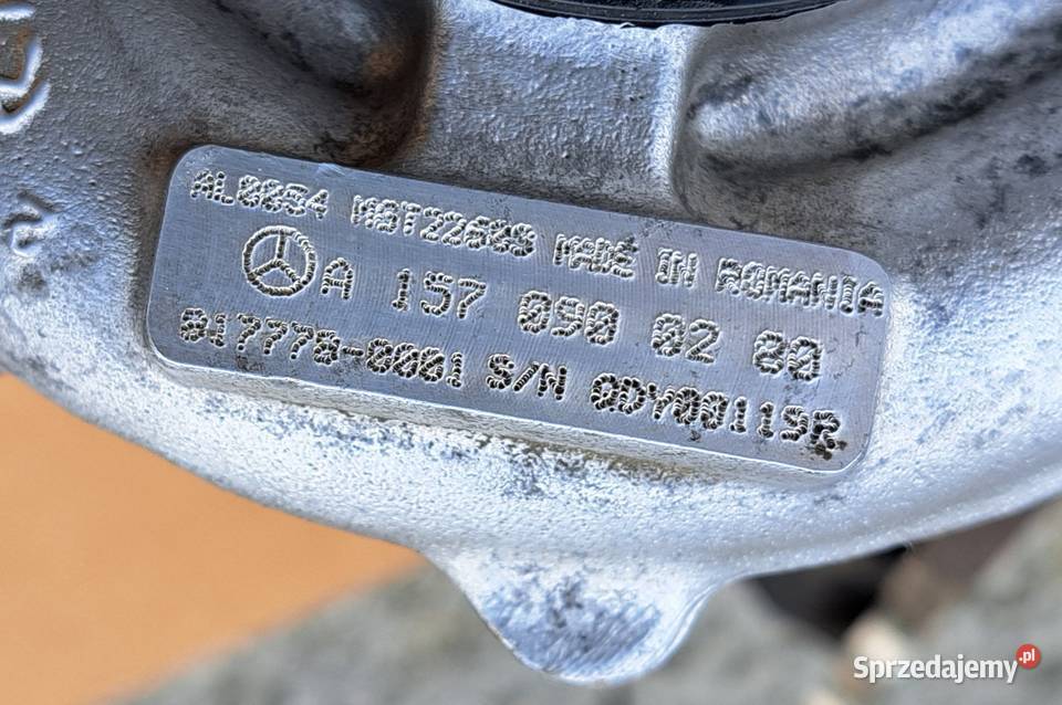 TURBOSPRĘŻARKA PRAWA MECEDES 55 AMG 525 544 557 dolnośląskie sprzedam