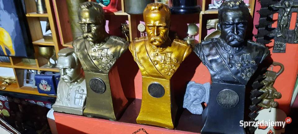 FIGURKA Popiersie Józef Piłsudski 3 mazowieckie