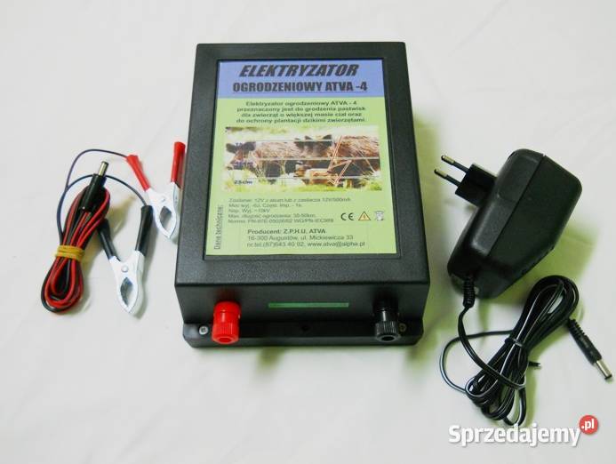 Elektryzator ATVA 4 pastuch moc 6 Jule Ogrodzenia i pastuchy sprzedam